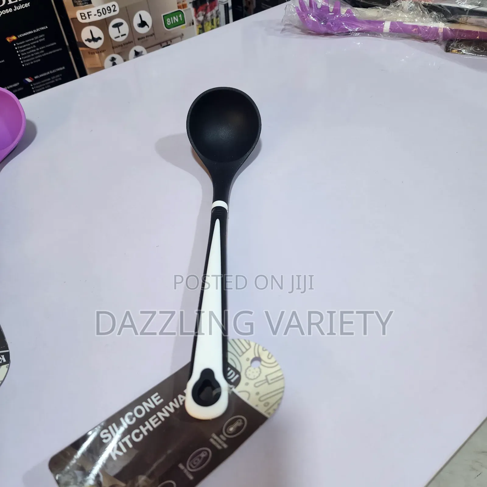 High Quality Kenaidi Silicone Soup Ladle Spoon