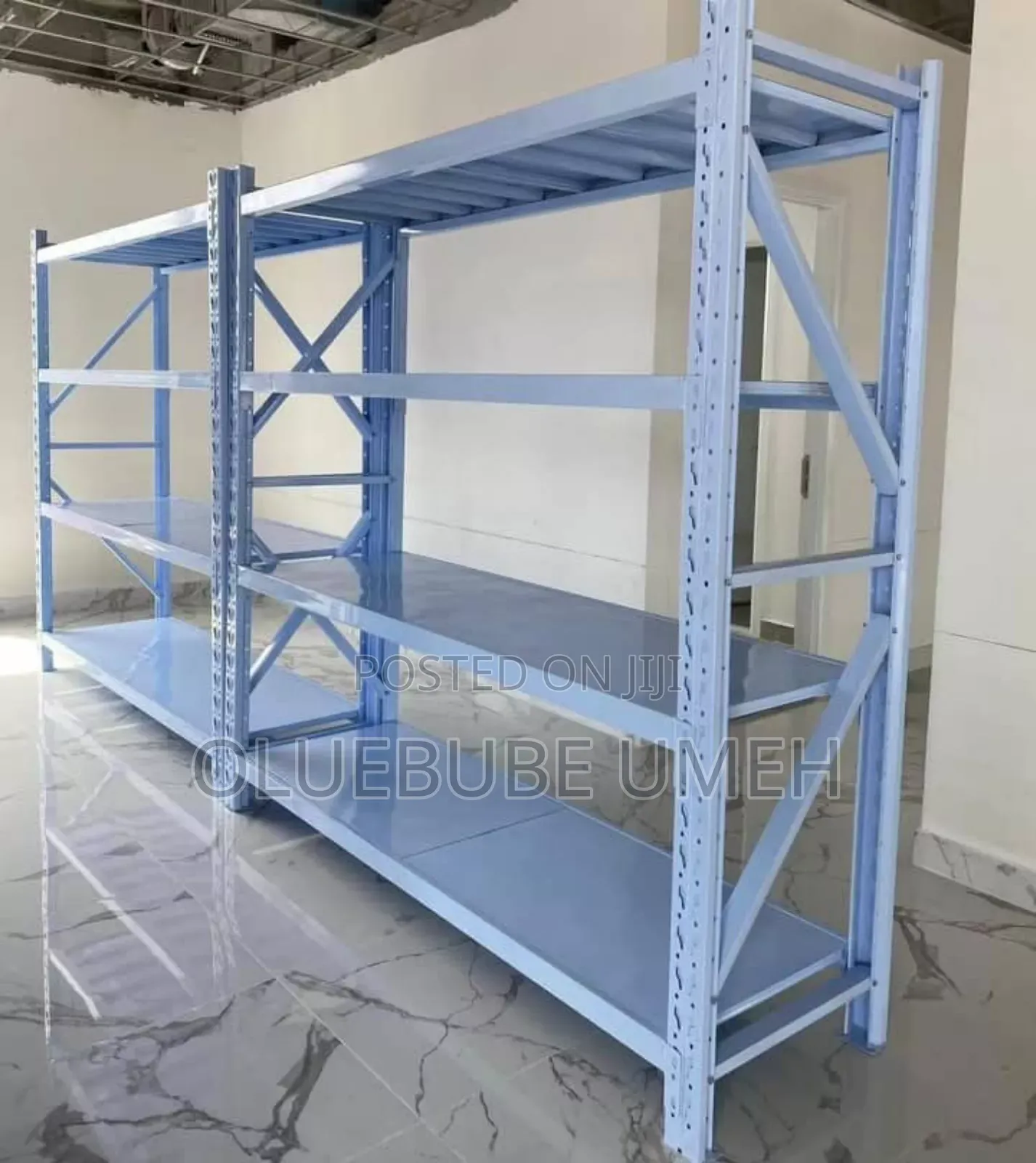 Blue Medium Duty Storage Rack