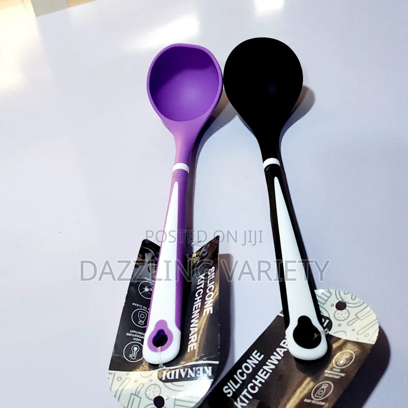 Kenaidi Silicone Soup Ladle Spoon