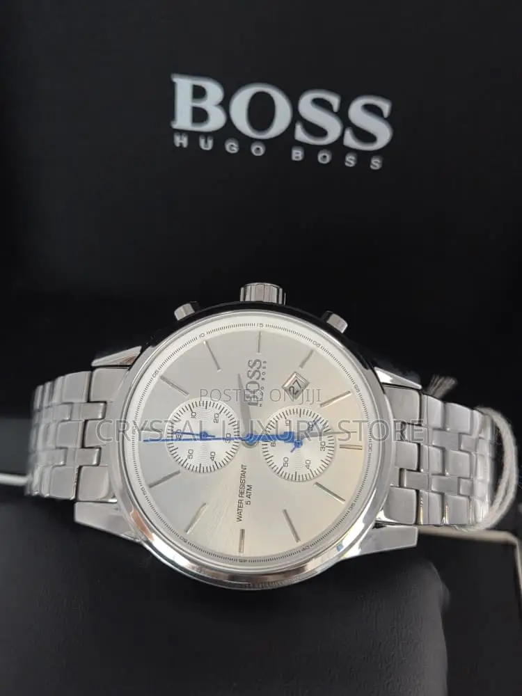 Hugo Boss Quality Luxury Men Chain Strap Wristwatch