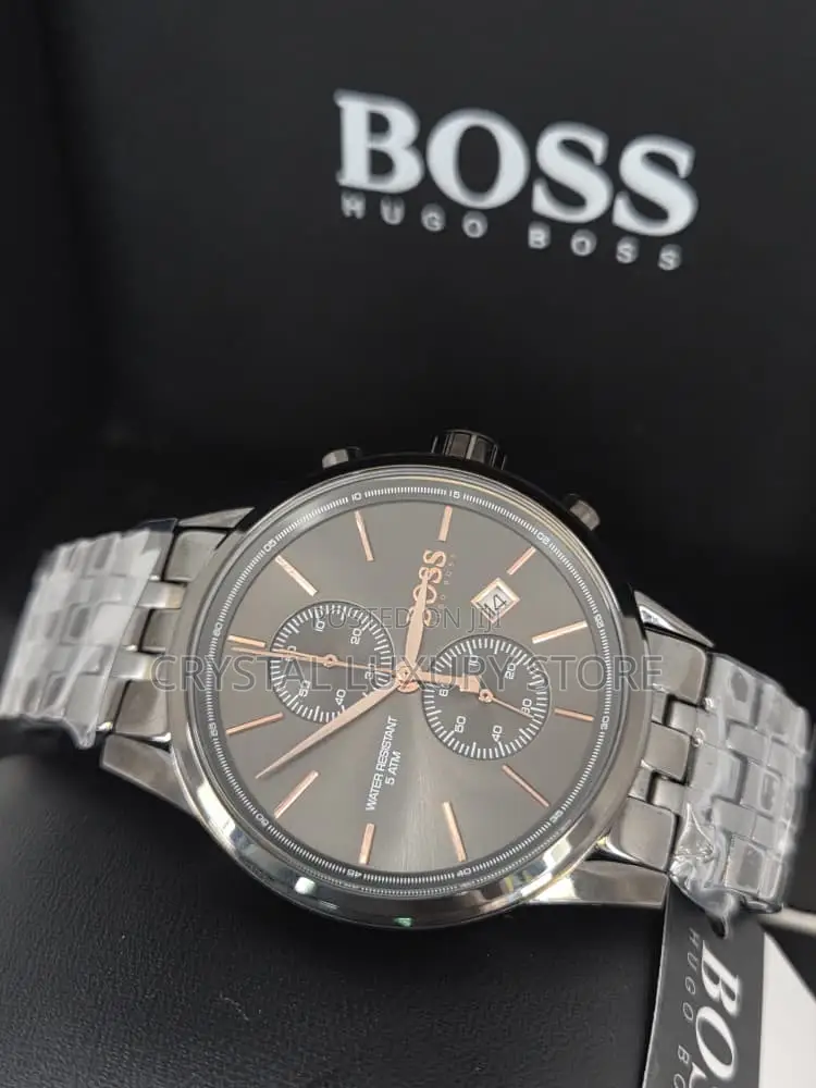 Hugo Boss Quality Luxury Men Chain Strap Wristwatch