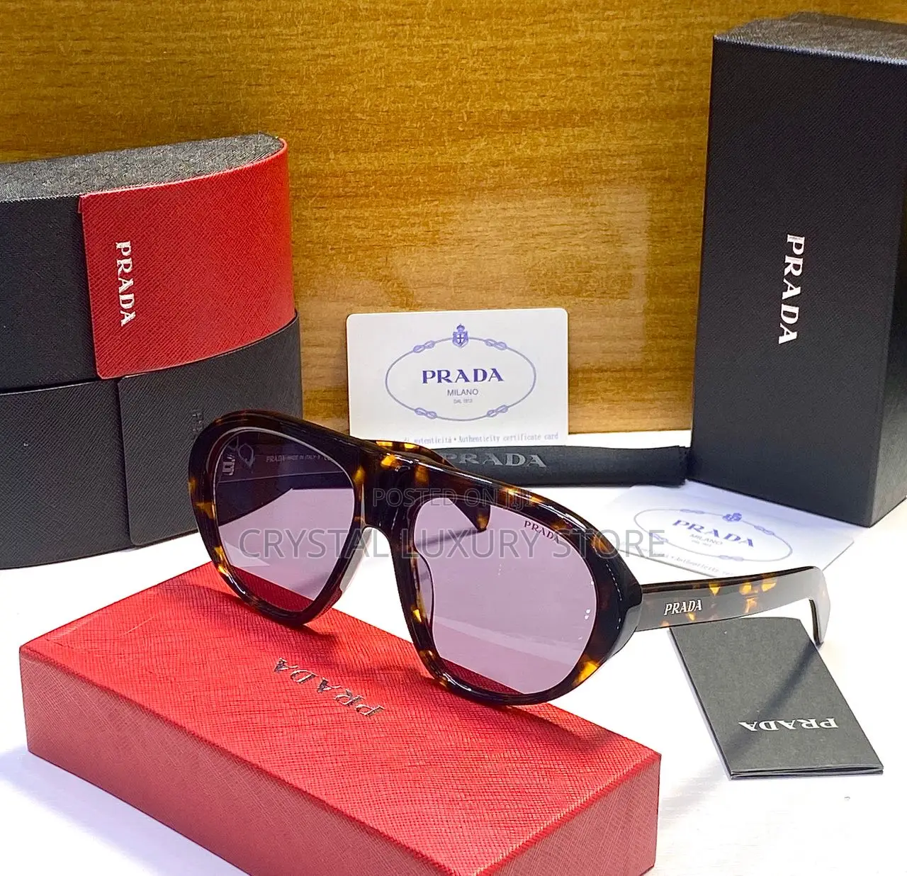 Prada Quality Luxury Ladies Sunglasses