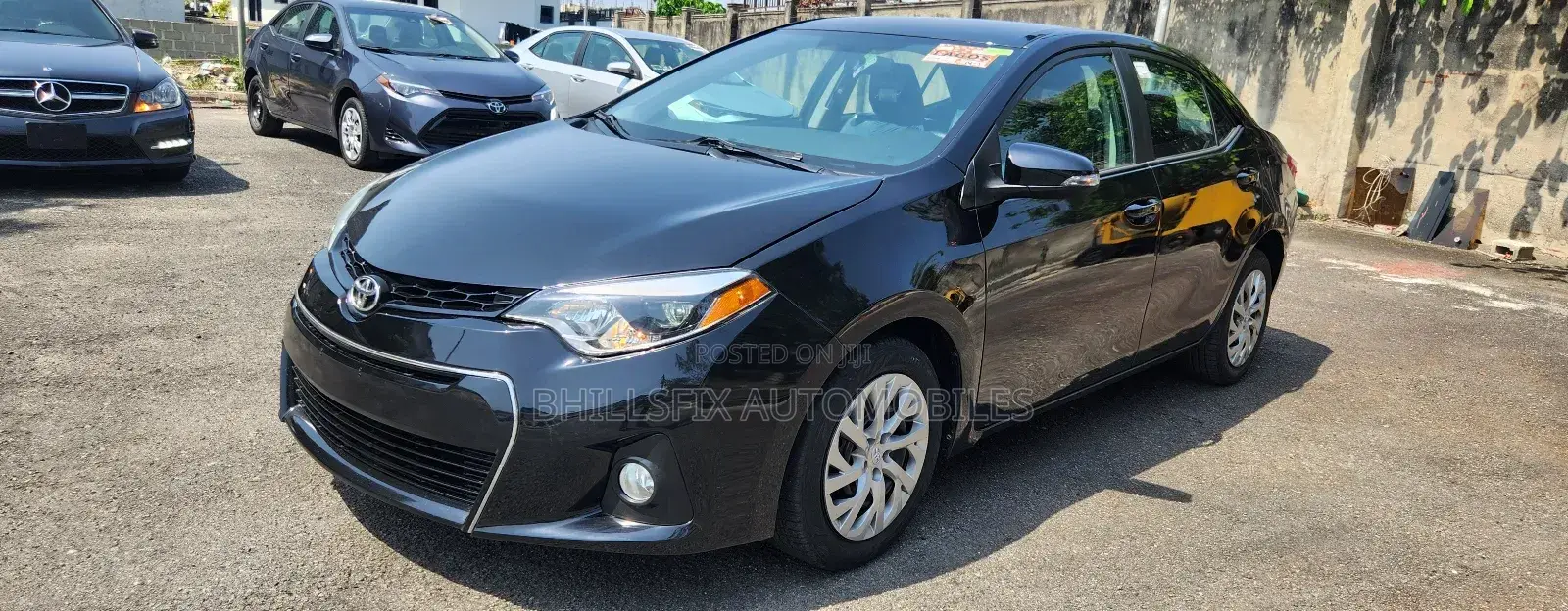 Toyota Corolla S 4dr Sedan (1.8L 4cyl CVT) 2015 Black