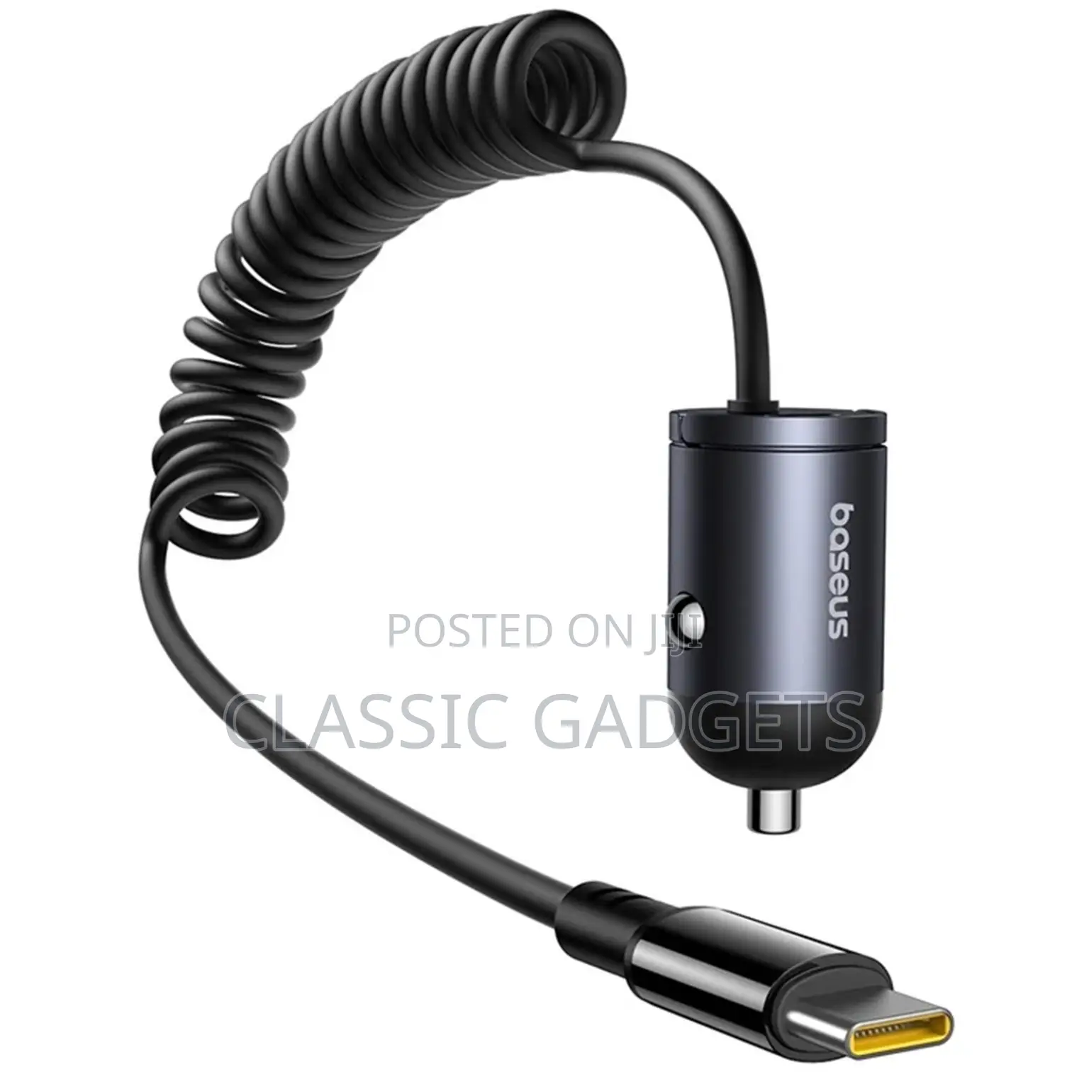 Baseus Tiny Star Mini 30w Car Charger With in Built Type-C Cable