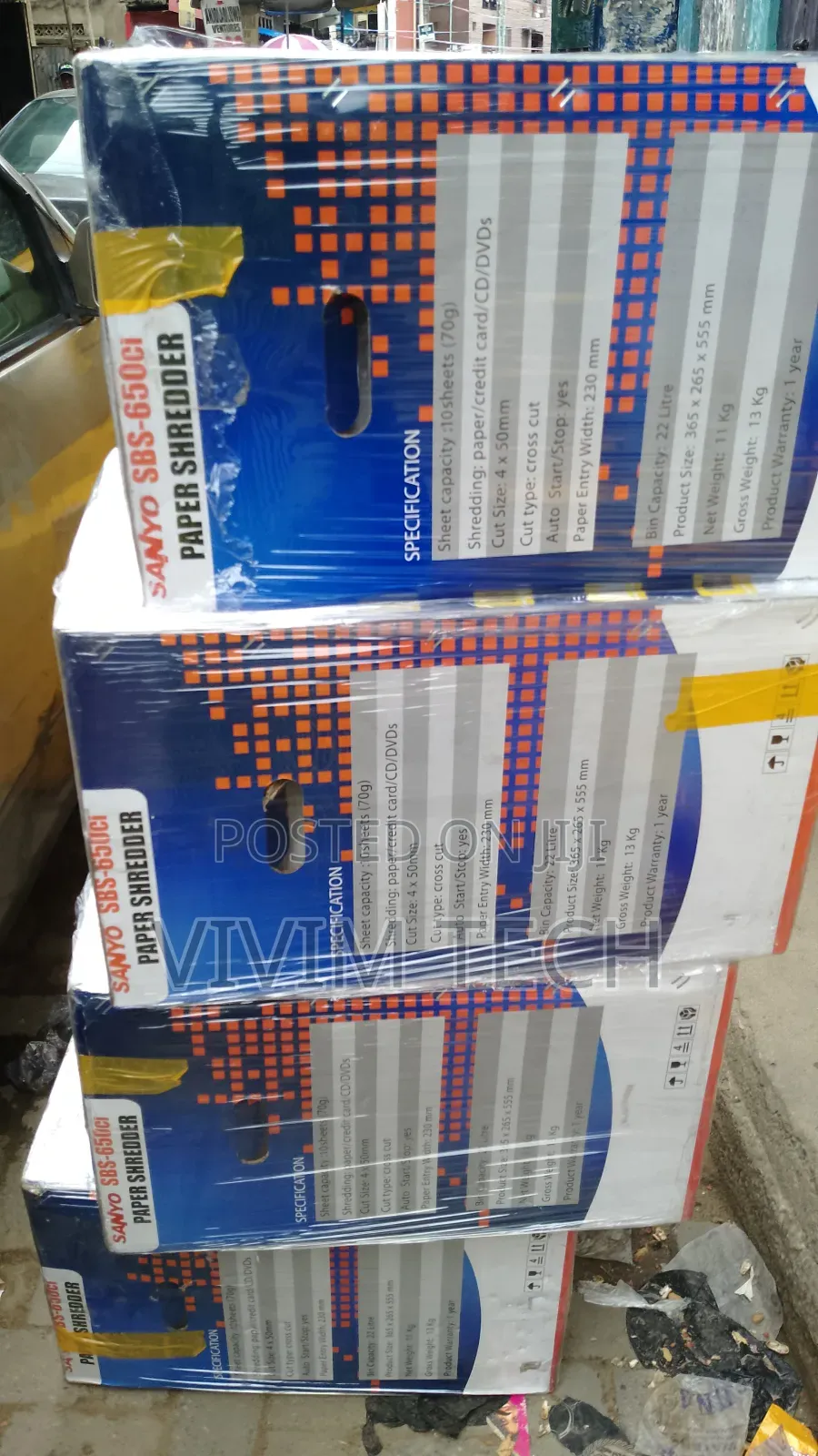 650cl Sanyo Paper Shredder