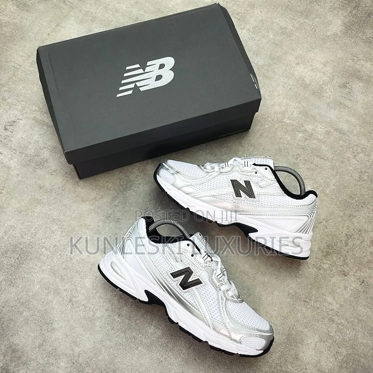 Original New Balance 740 Metallic Sneakers Collections