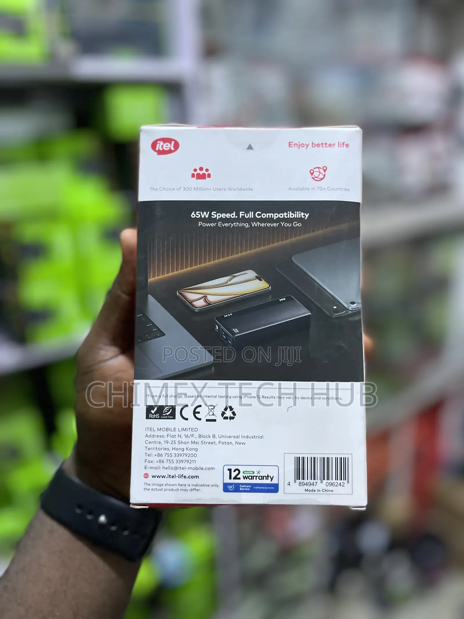 Itel Powerpulse Turbo 27000mah 65w Fast Charging for Laptops Phones
