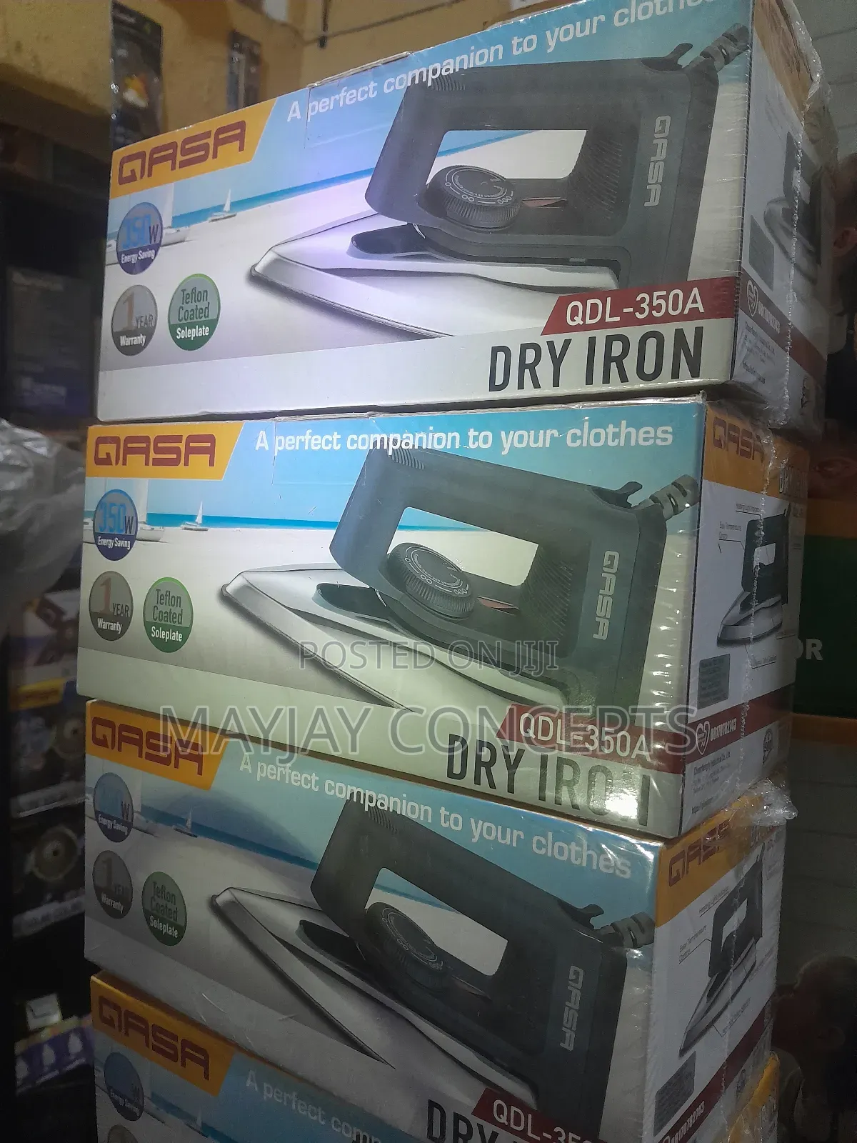 Qasa Energy Saving Dry Iron for Solar and Electricity-Newly Improved