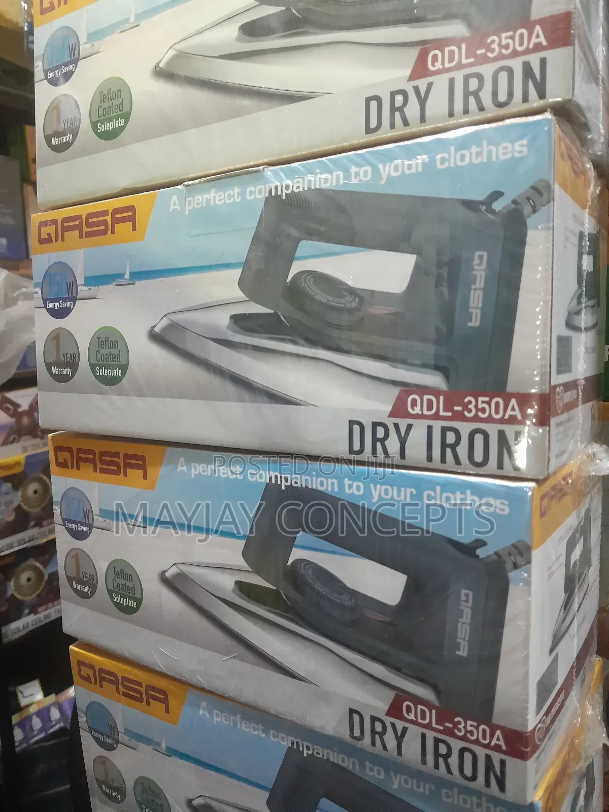 Qasa Energy Saving Dry Iron for Solar and Electricity-Newly Improved