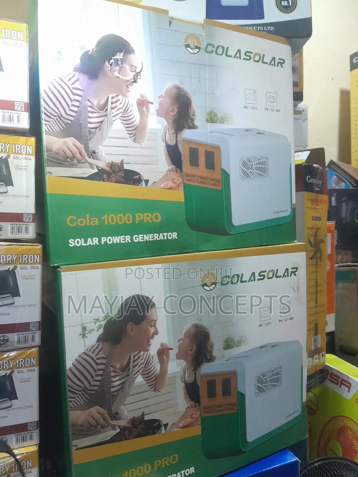 Cola 1000pro Solar Generator| 1kwh Backup Power, Portable Reliable!