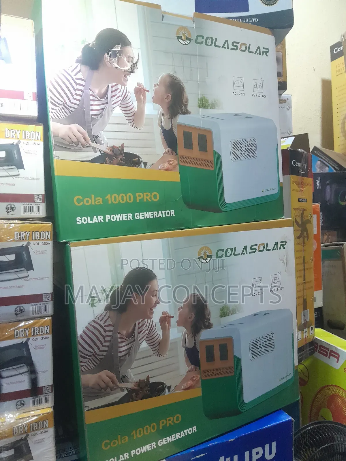 Cola 1000pro Solar Generator| 1kwh Backup Power, Portable Reliable!