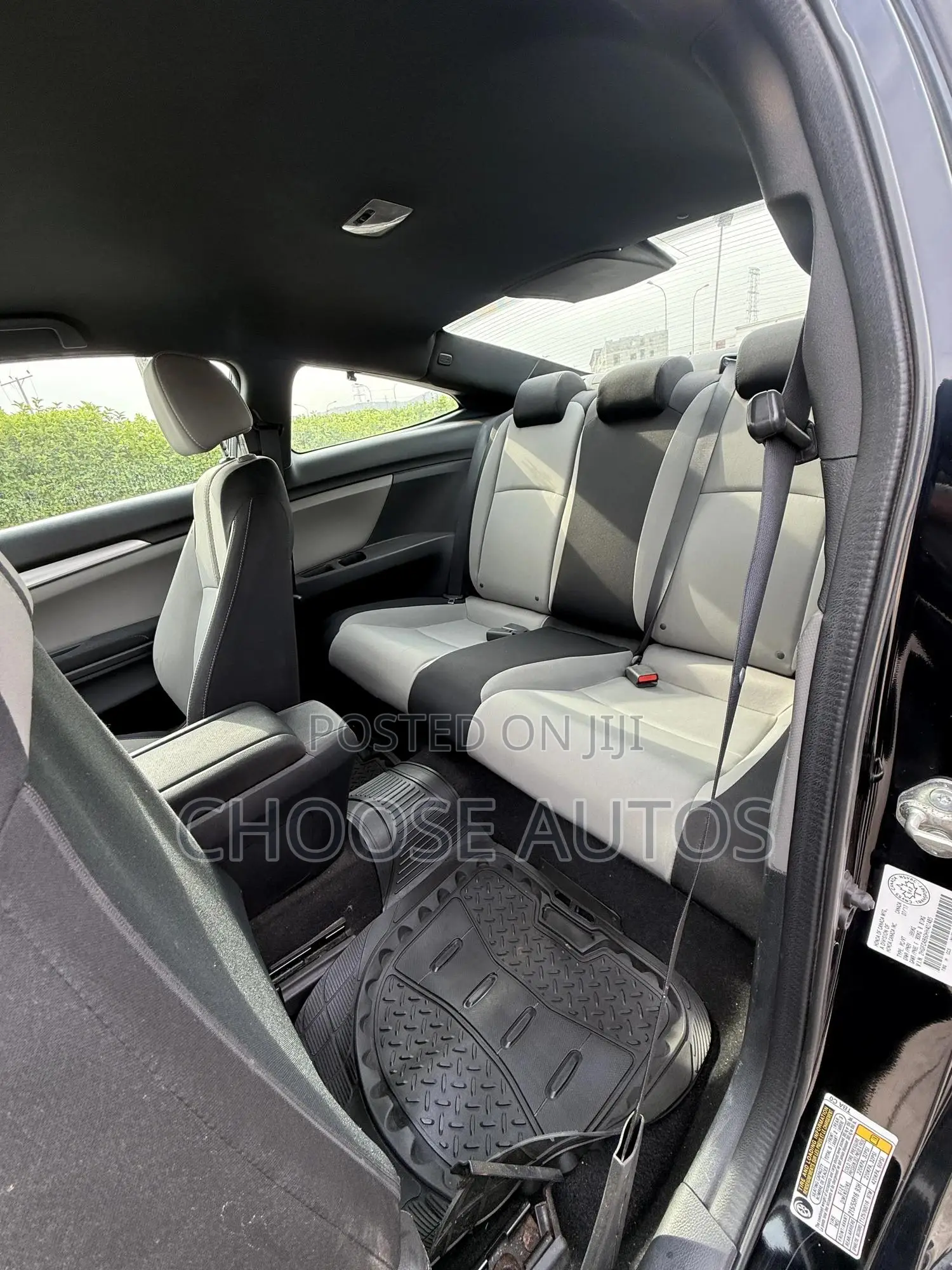 Honda Civic LX Coupe 2018 Black