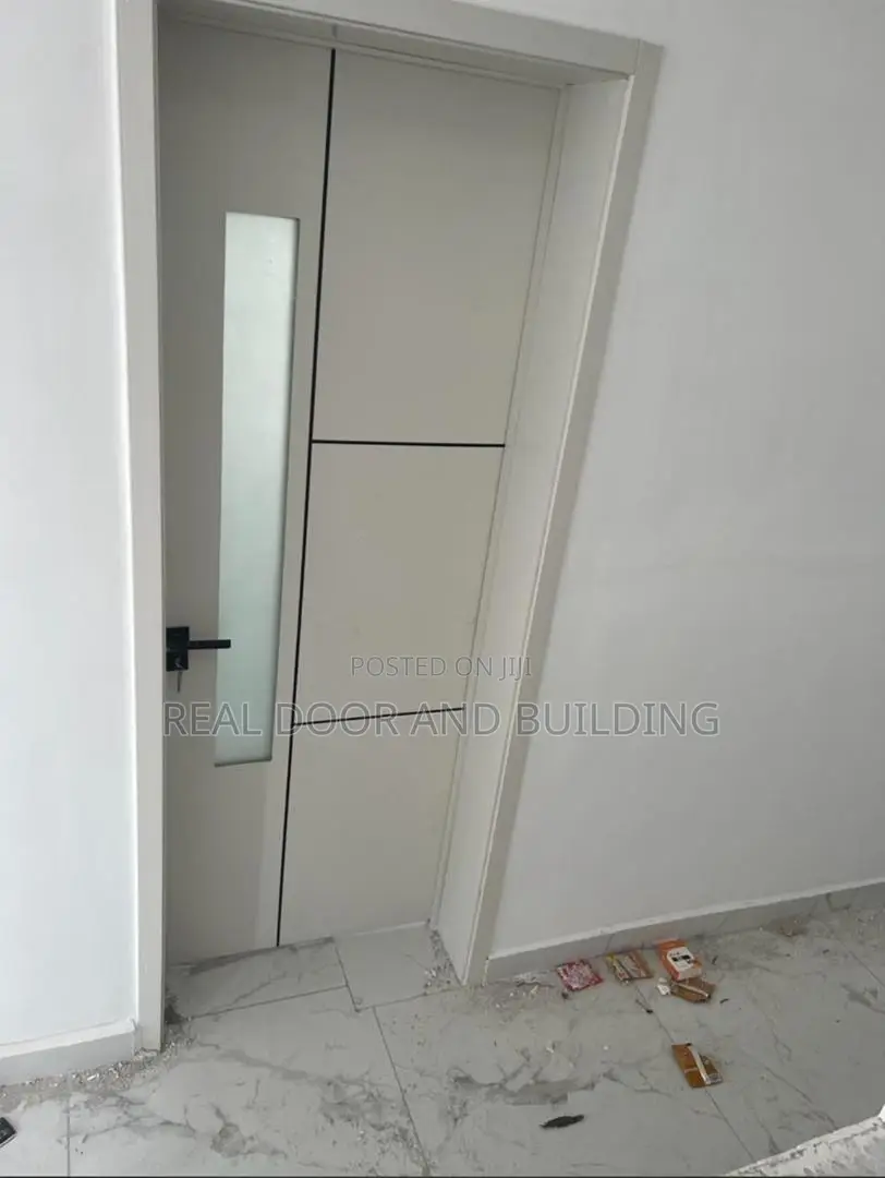 Quality Wooden Door With Glass. (521ldh)