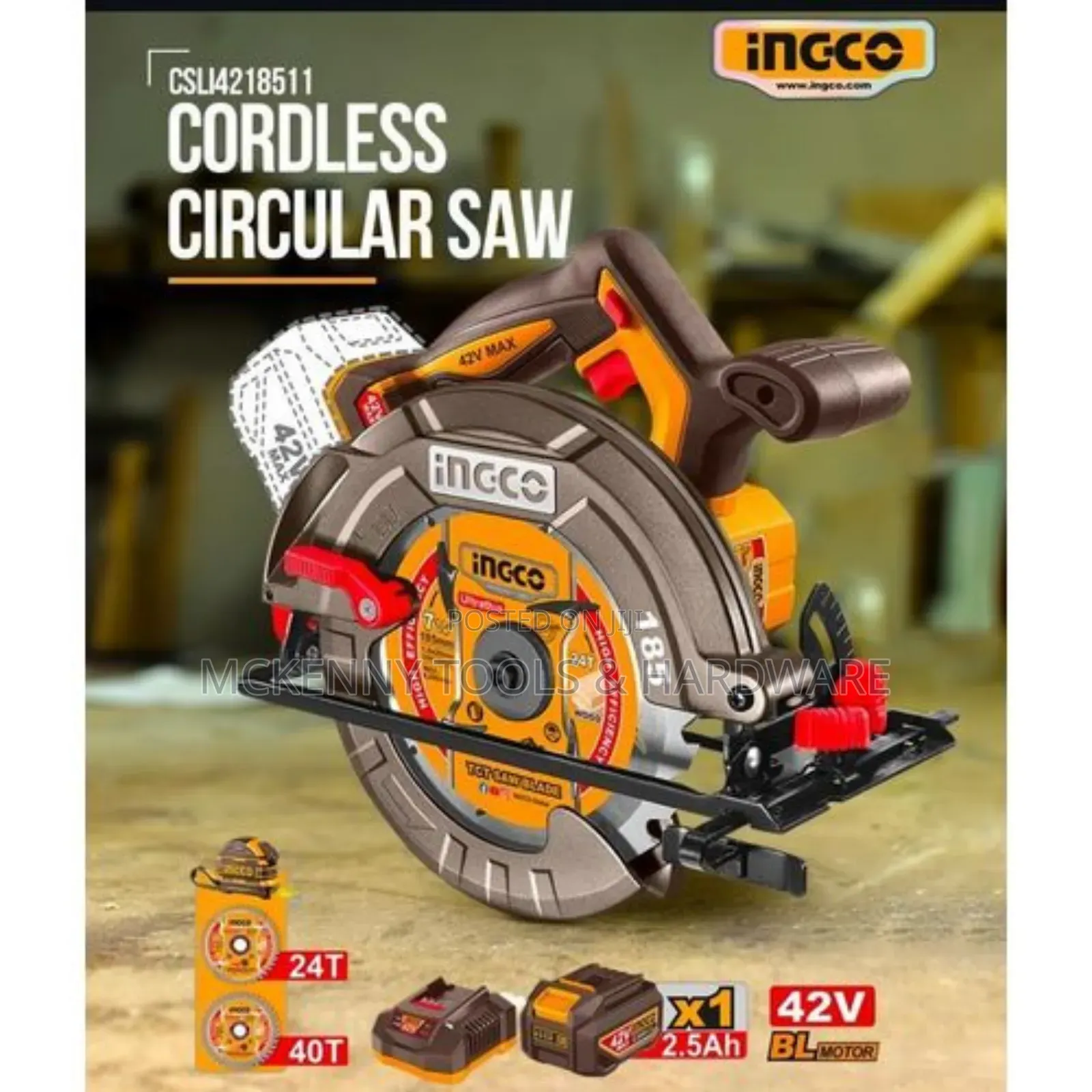 Ingco 42v Cordless Circular Saw