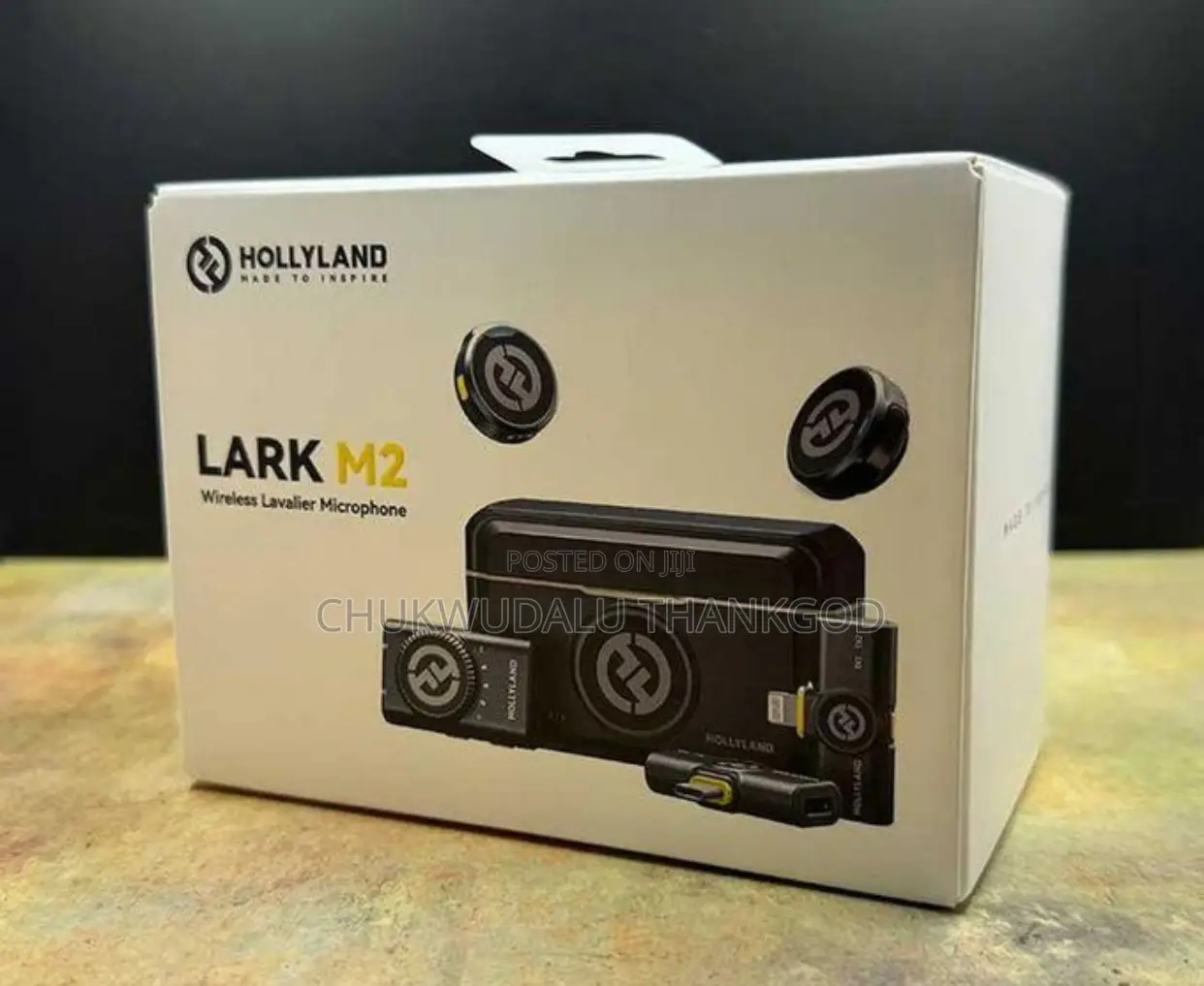 Hollyland Larkm2 Wireless Lavalier Microphone Noise Cancelling,