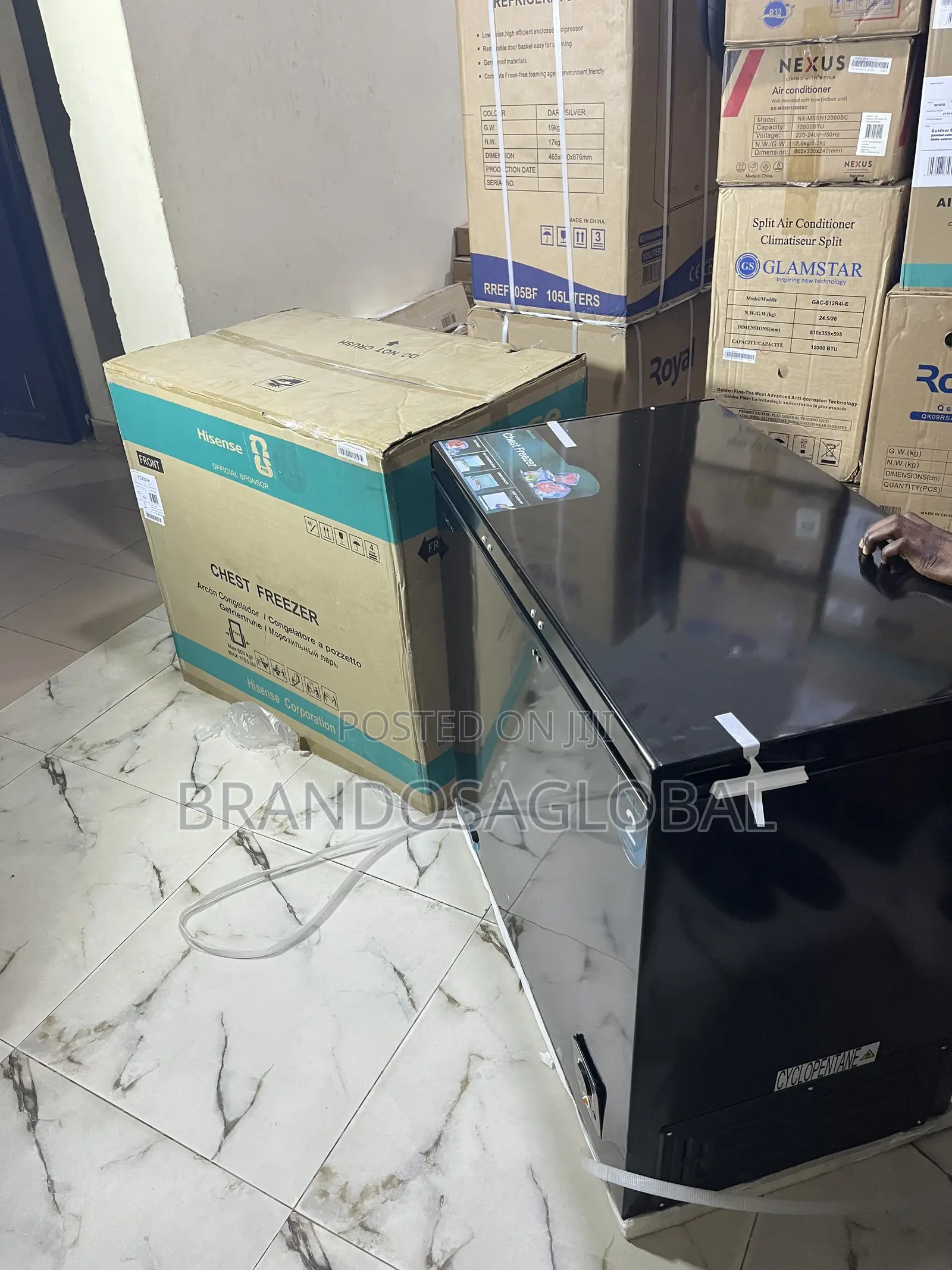 Hisense Fc-250sh Chest Freezer Black – Practical Food Storage Freezer