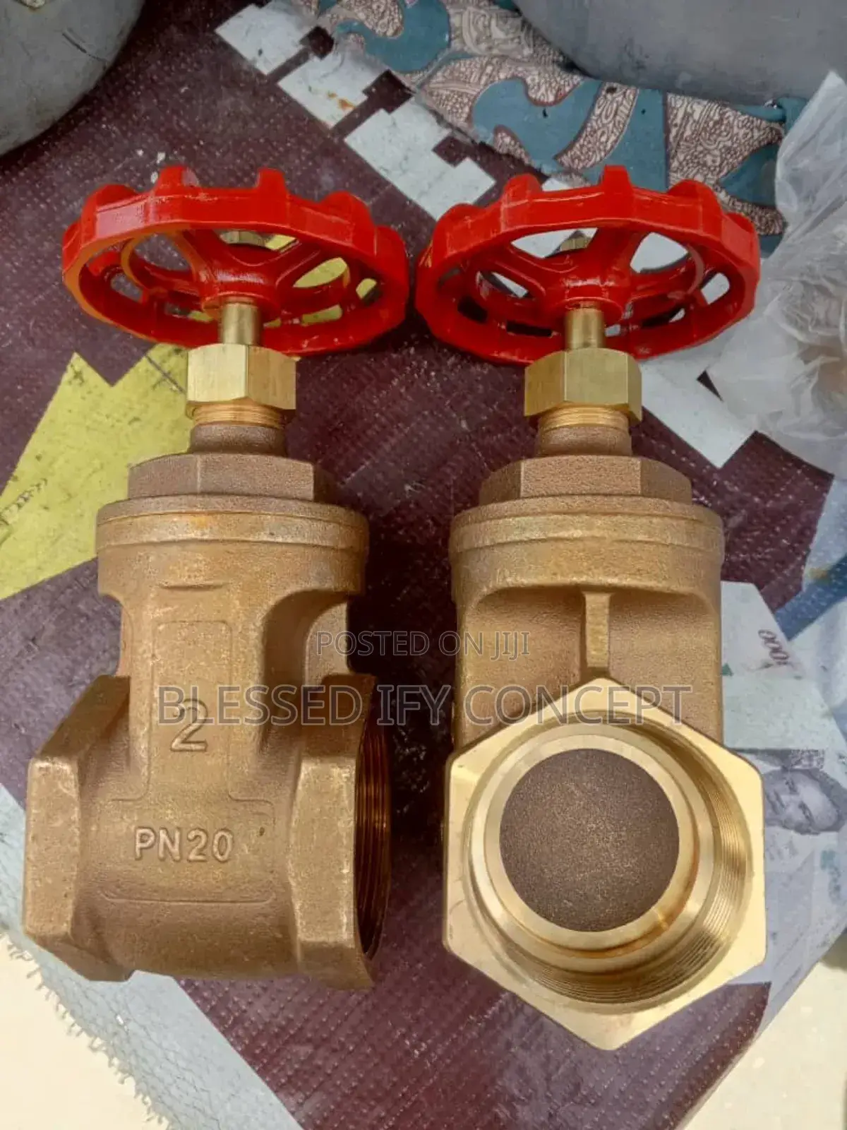 2" England Brass Gate Valve