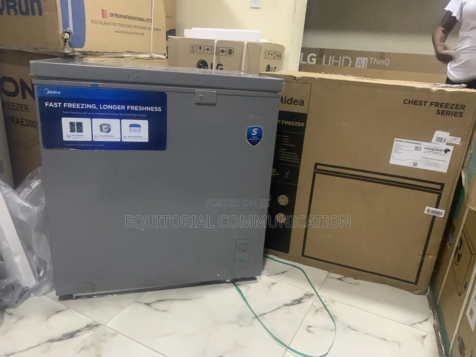 Midea 198l Freezer – Turbo Cooling System