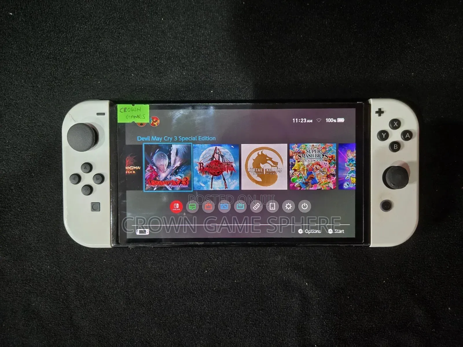 Nintendo Switch Oled Hacked With 8 Games Sale or Swap