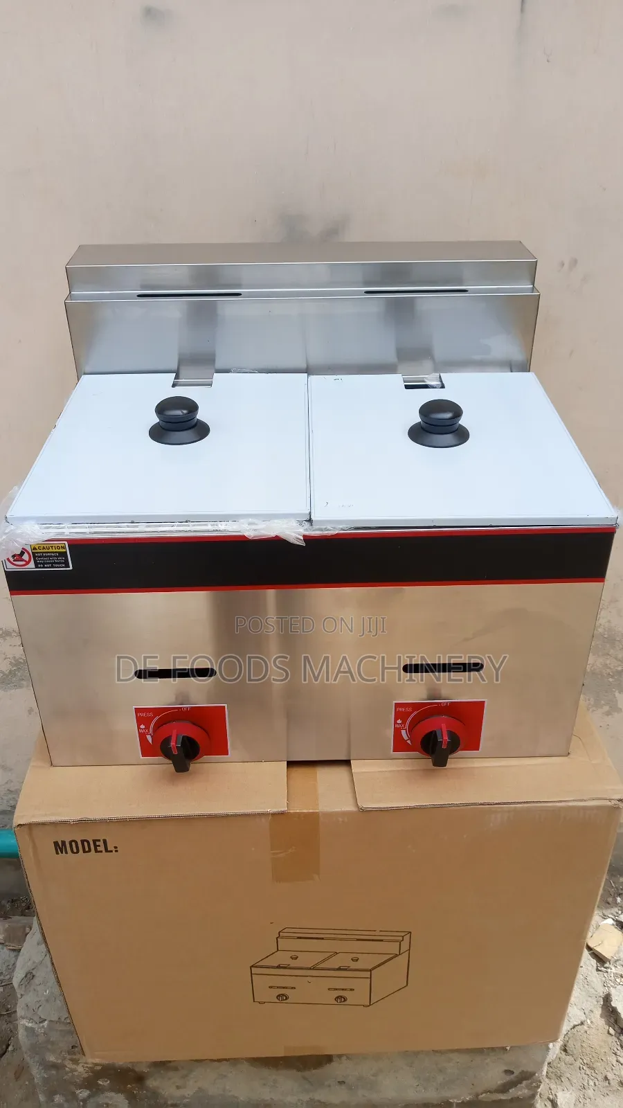 Double Tank Gas Deep Fryer (10l)