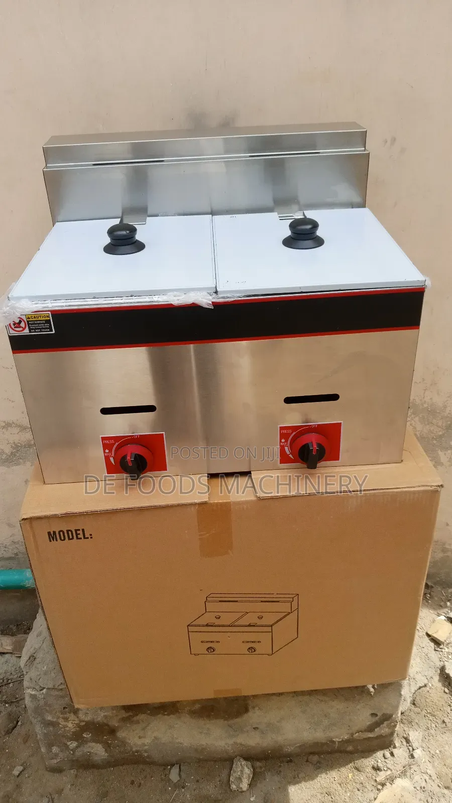 Double Tank Gas Deep Fryer (10l)