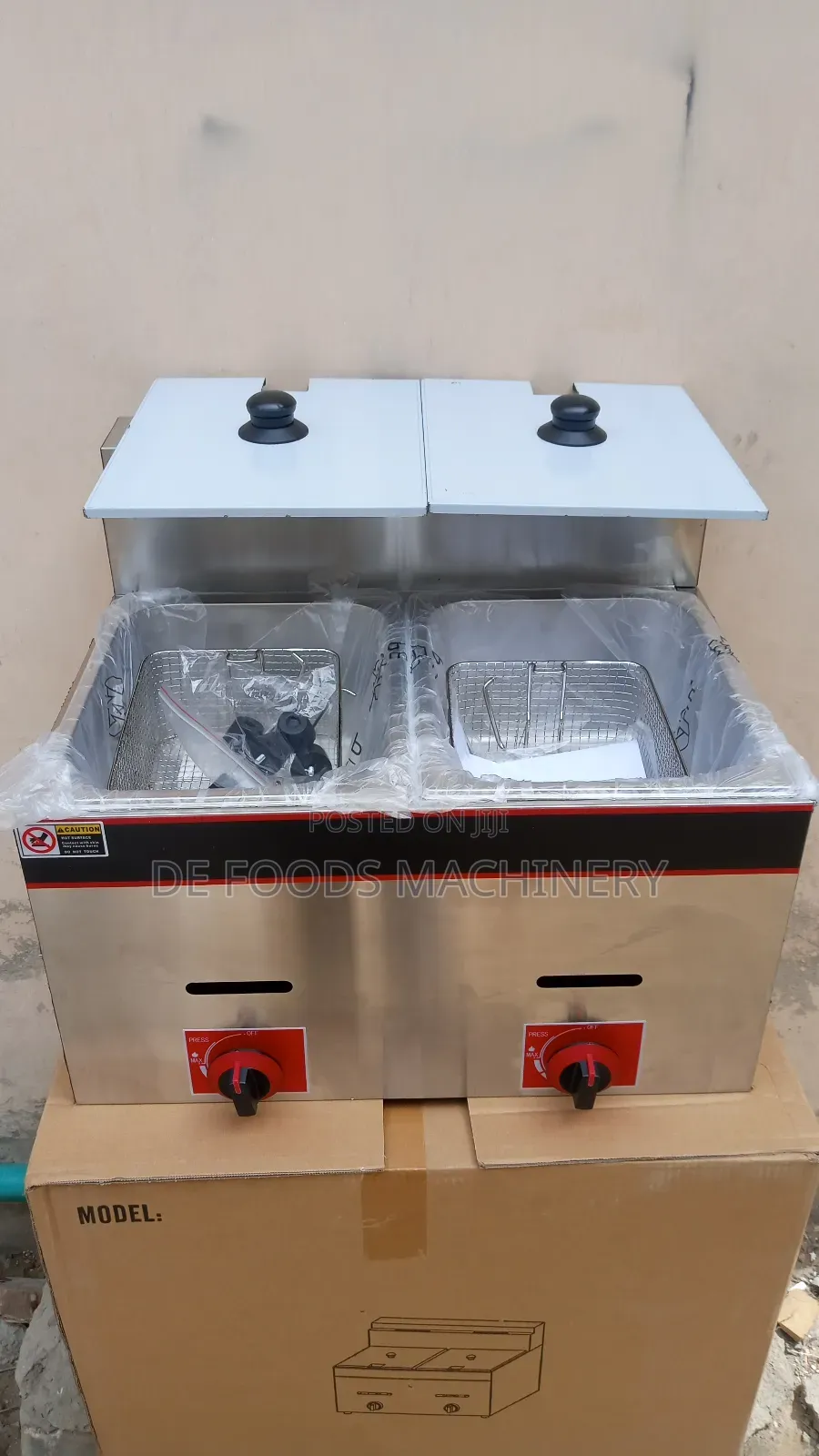 Double Tank Gas Deep Fryer (10l)