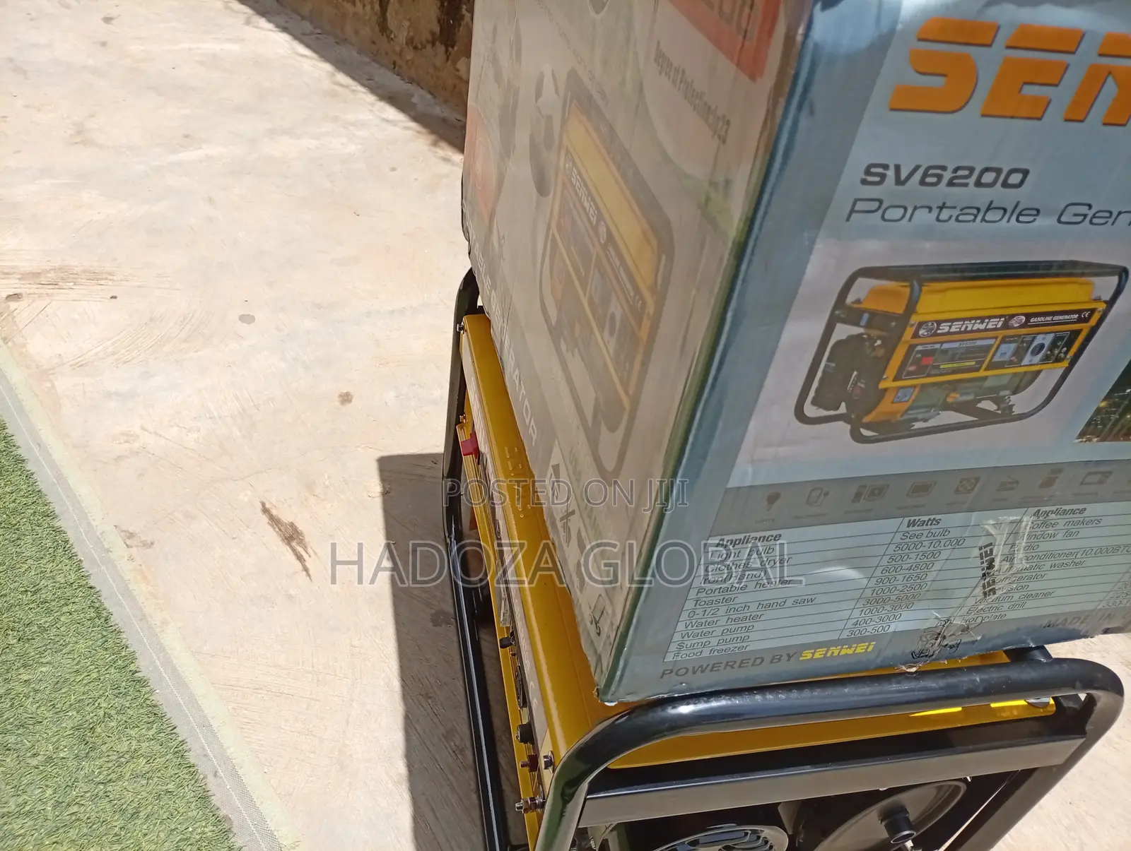 Senwei Generator – Rugged Built to Last
