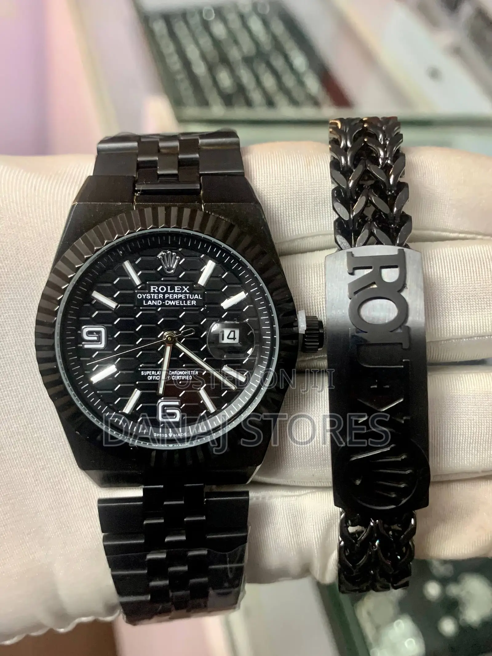 Black Rolex With Box - Bold Fashion Statement Watches