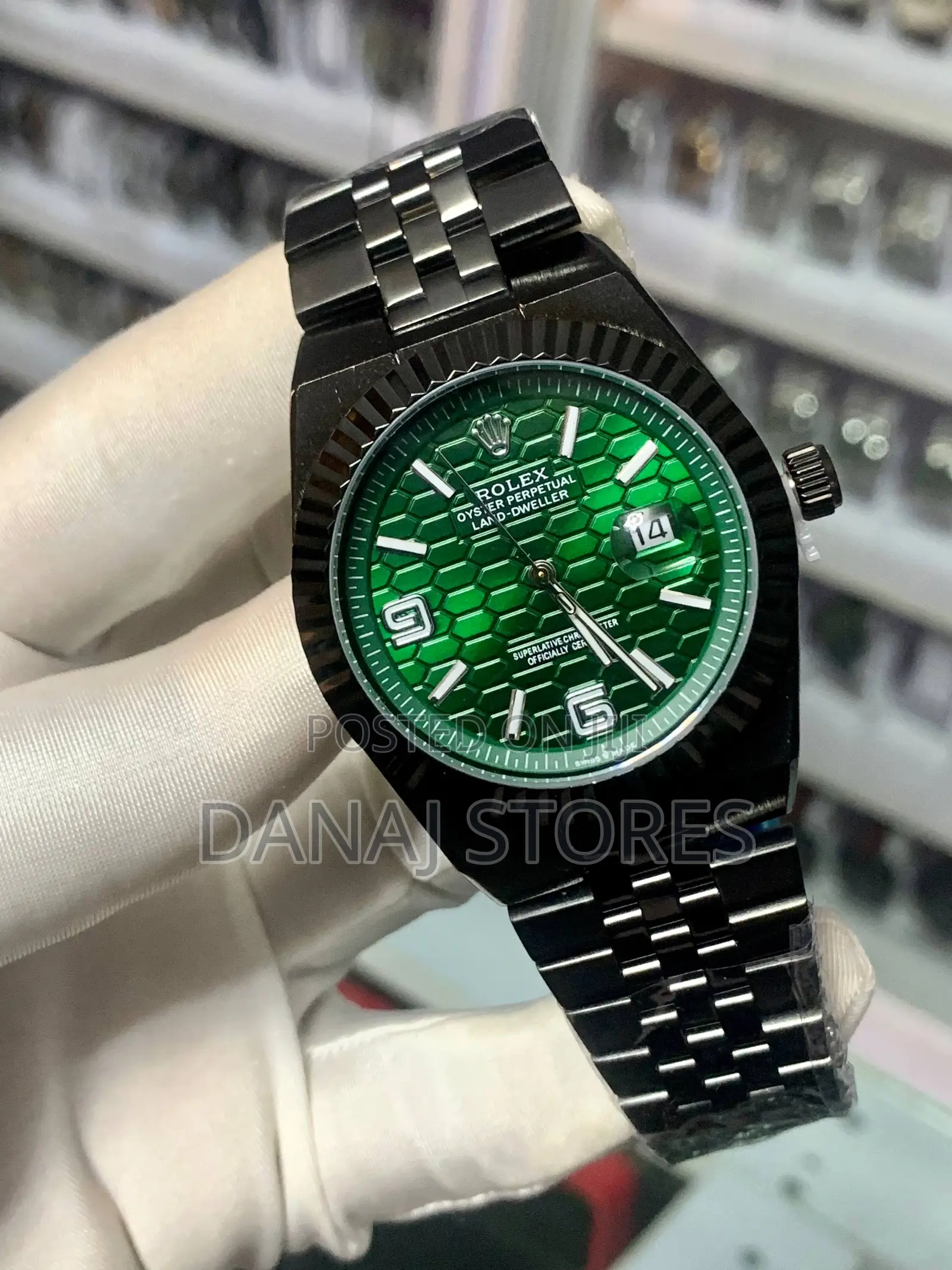 Black Rolex With Box - Bold Fashion Statement Watches