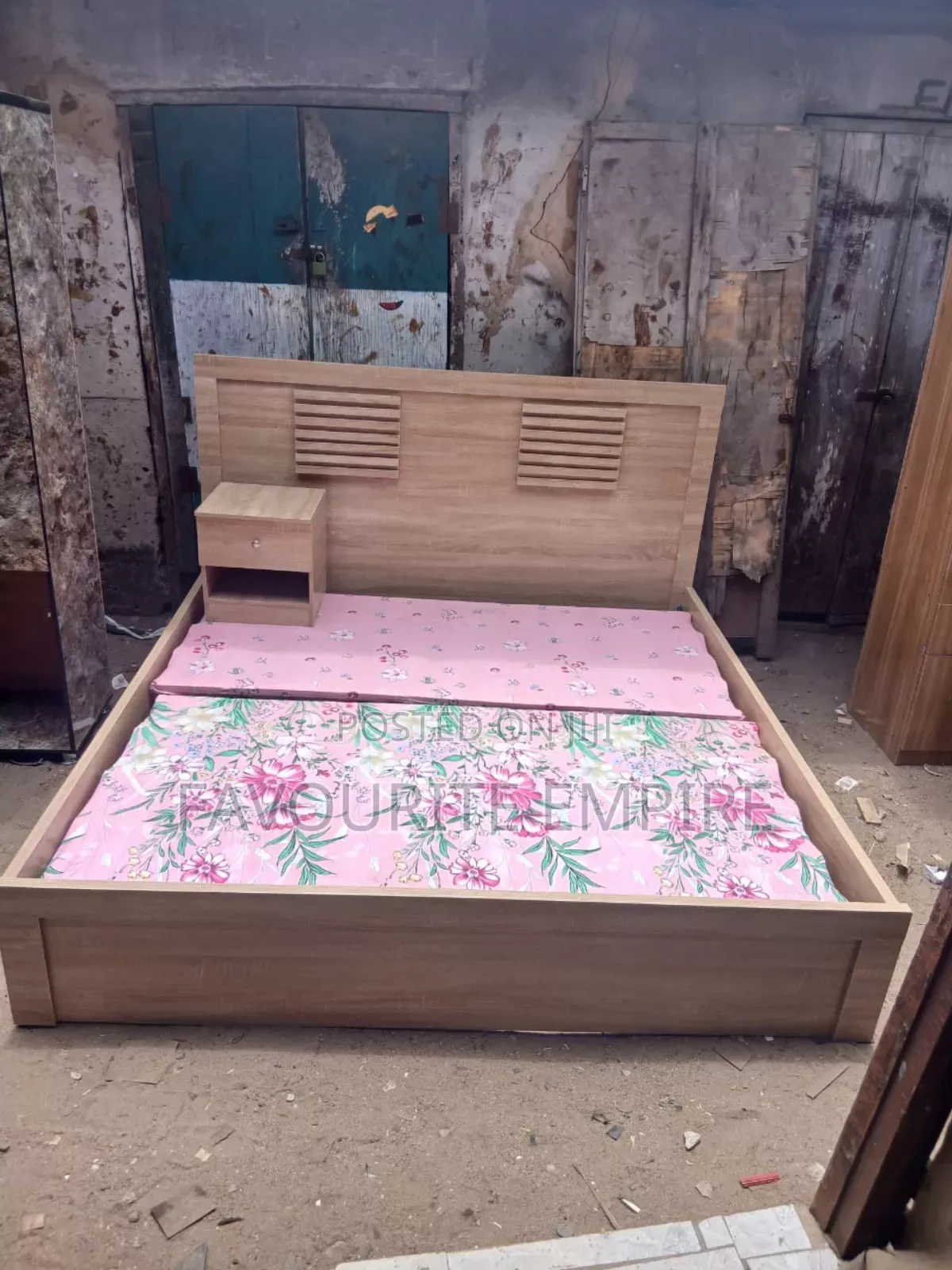 Simple Wooden Bed