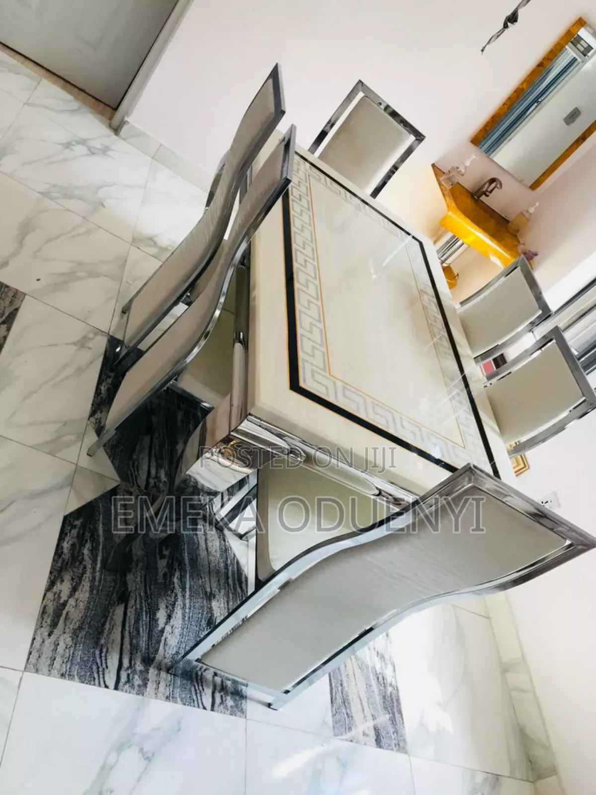 6 Seater Versace Dining Set