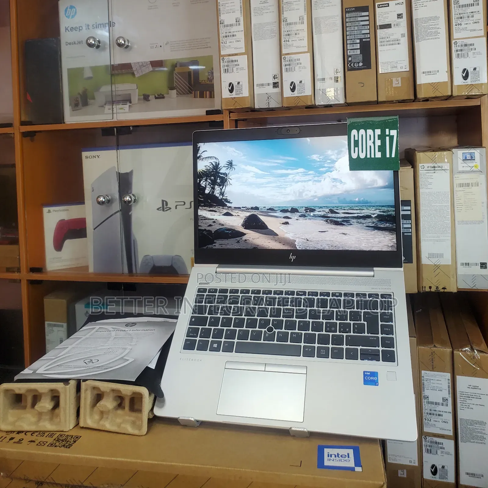 New Laptop HP EliteBook 850 G4 8GB Intel Core 7 SSD 512GB