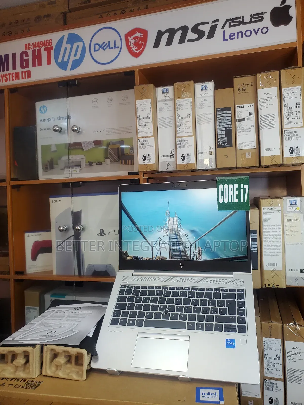 New Laptop HP EliteBook 850 G4 16GB Intel Core 7 SSD 512GB