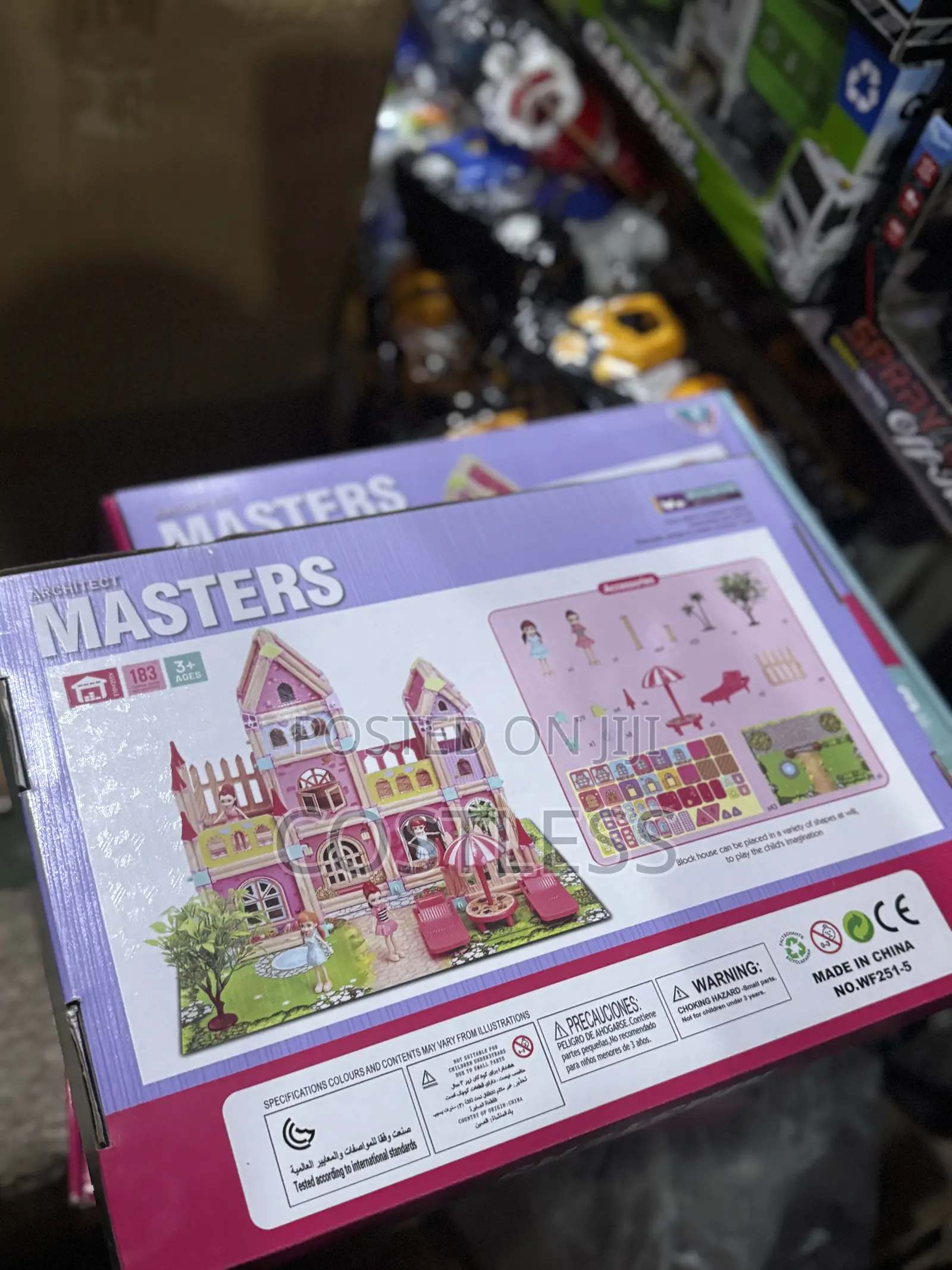 Masters Building Block House Series" Diy Dollhouse Set