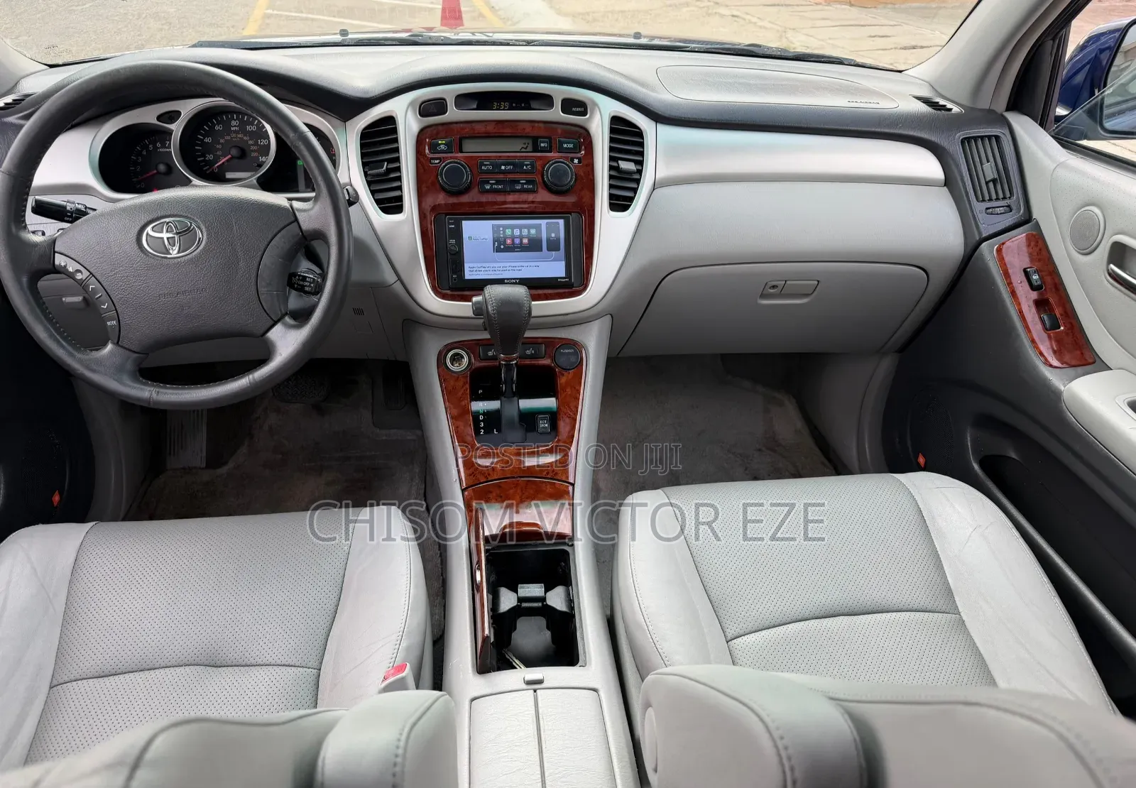 Toyota Highlander V6 FWD 2004 Blue