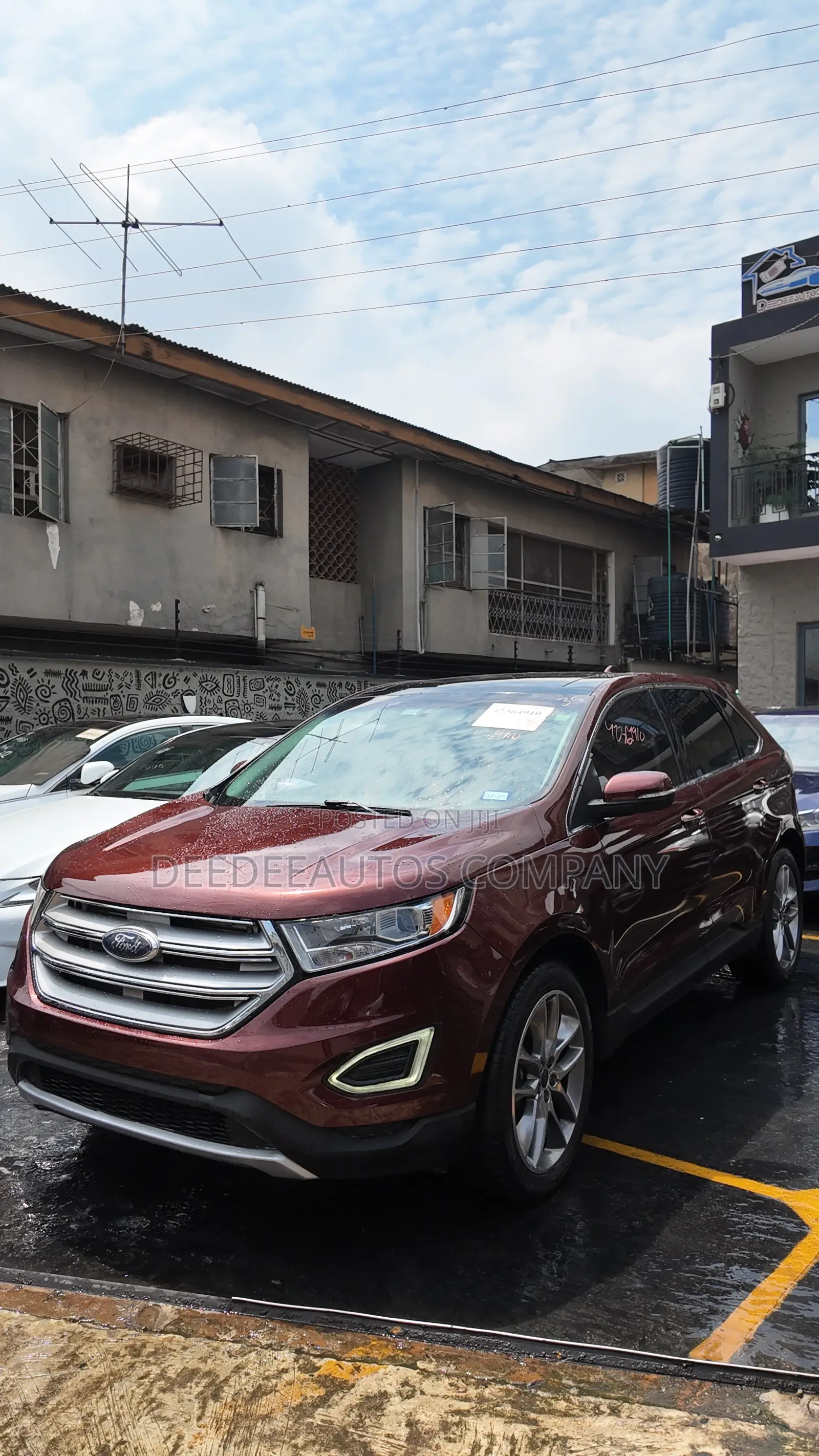 Ford Edge Titanium 4dr SUV AWD (2.0L 4cyl Turbo 6A) 2015 Burgundy