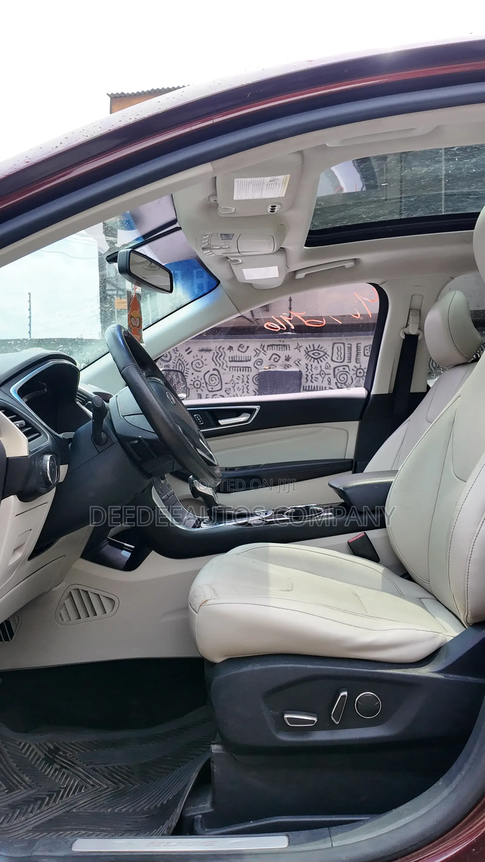 Ford Edge Titanium 4dr SUV AWD (2.0L 4cyl Turbo 6A) 2015 Burgundy