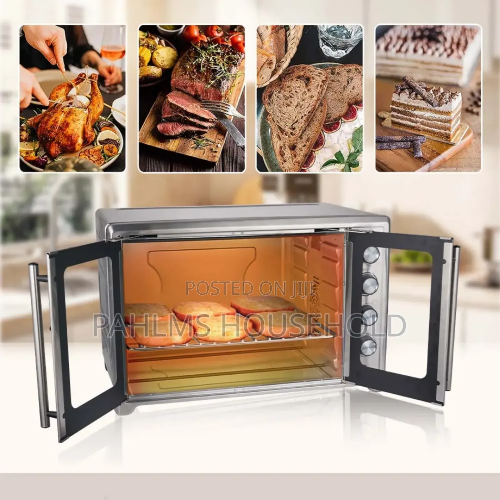 Commercial Double Door 100 Litres Electric Oven