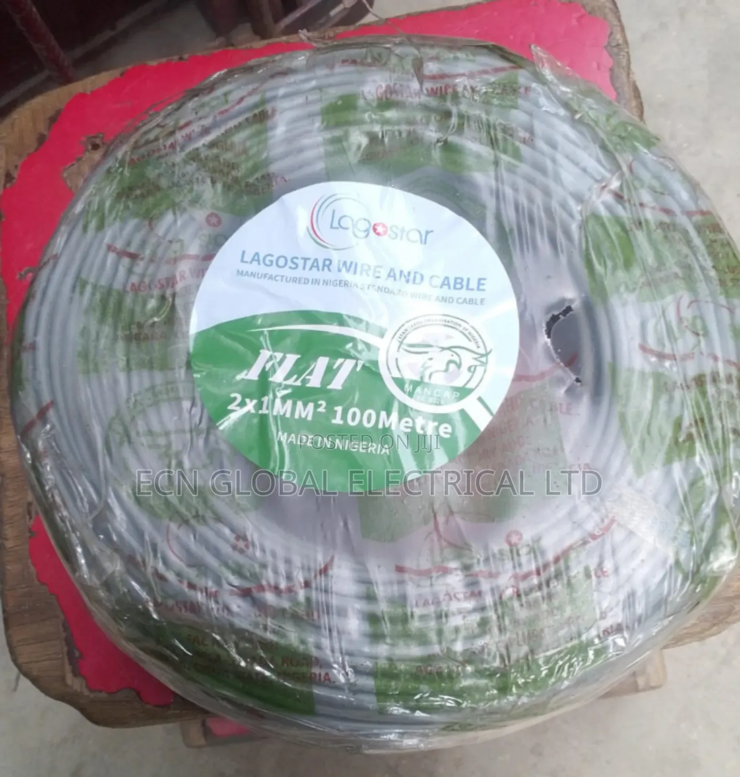 Lagostar 2x1mm2 Flat Cable – Original Nigerian Twin Core Wire