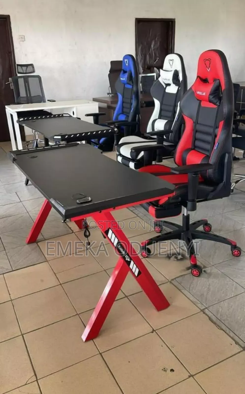 Gaming Chair and Gaming Desk