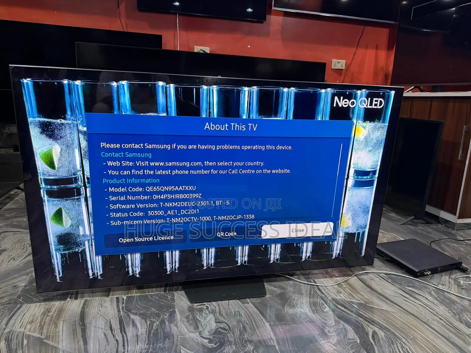 Samsung 65 Inch Neo Qled Qn95a Series Smart Uhd Mini Led Tv