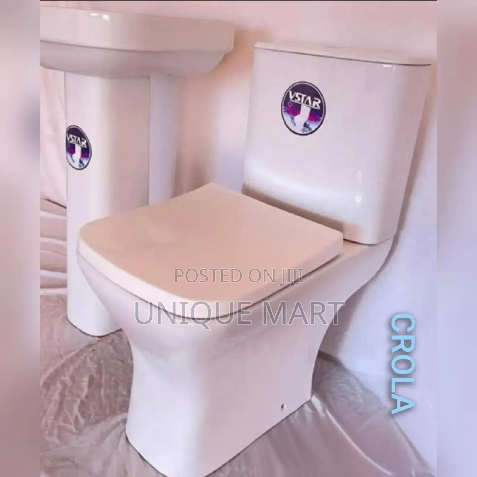 Complete Set of Wc, Includes, Seat, Tank, Basin and Pedestal. Crola