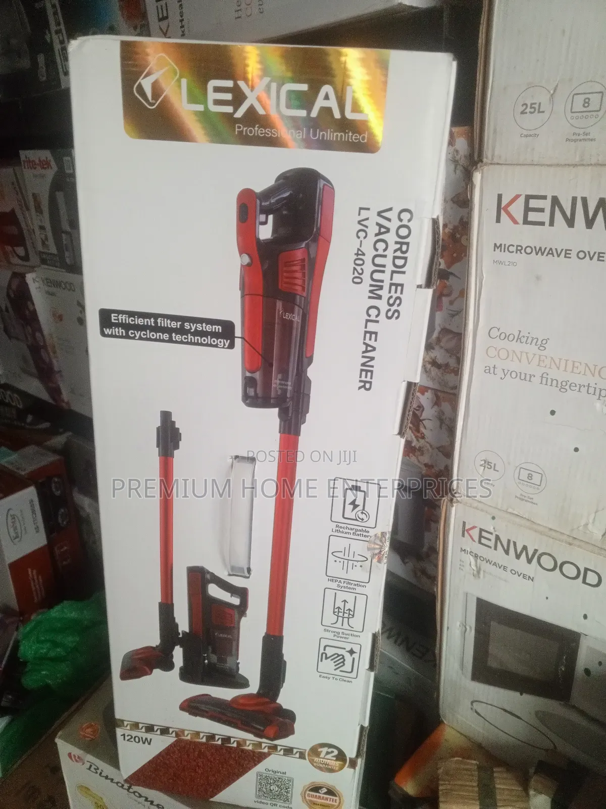 Lexical Cordless Hand Held Rechargeable Vacuum Cleaner | LVC-4020