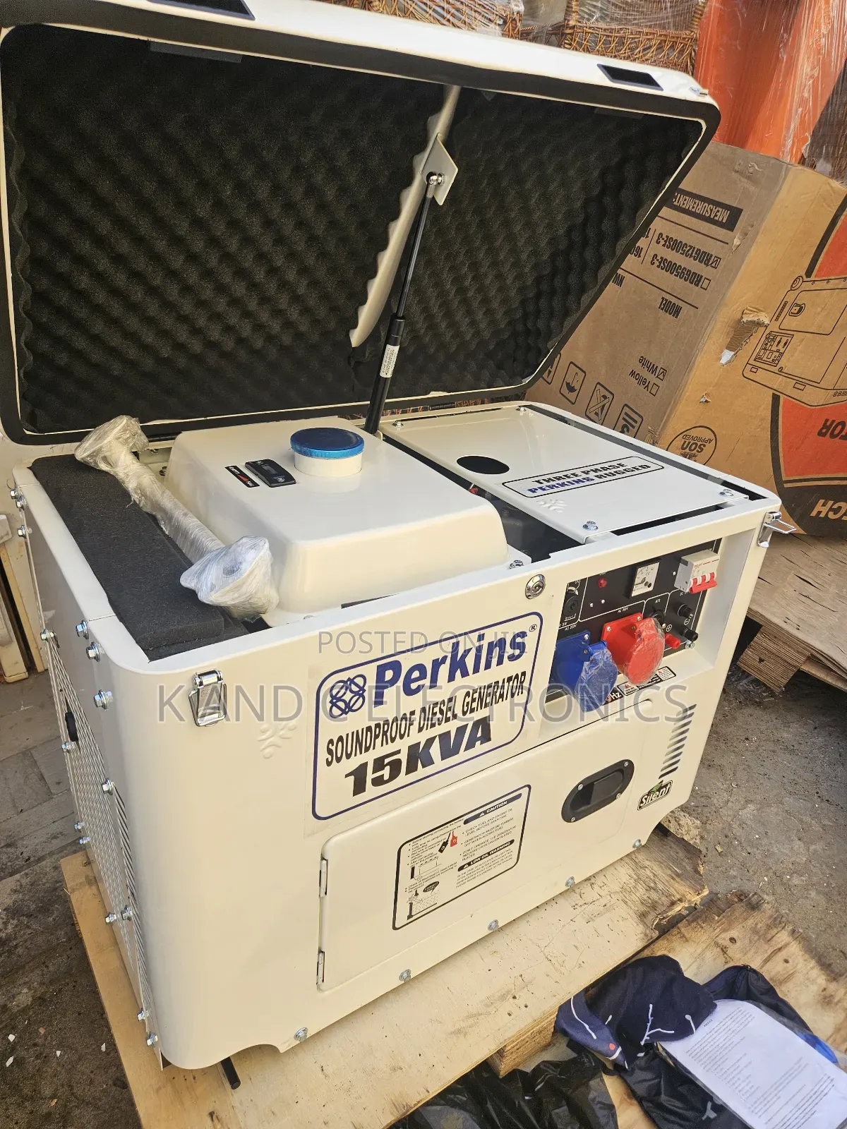 Silent 15kva Perkins Generator  Copper Coil – Best for Business