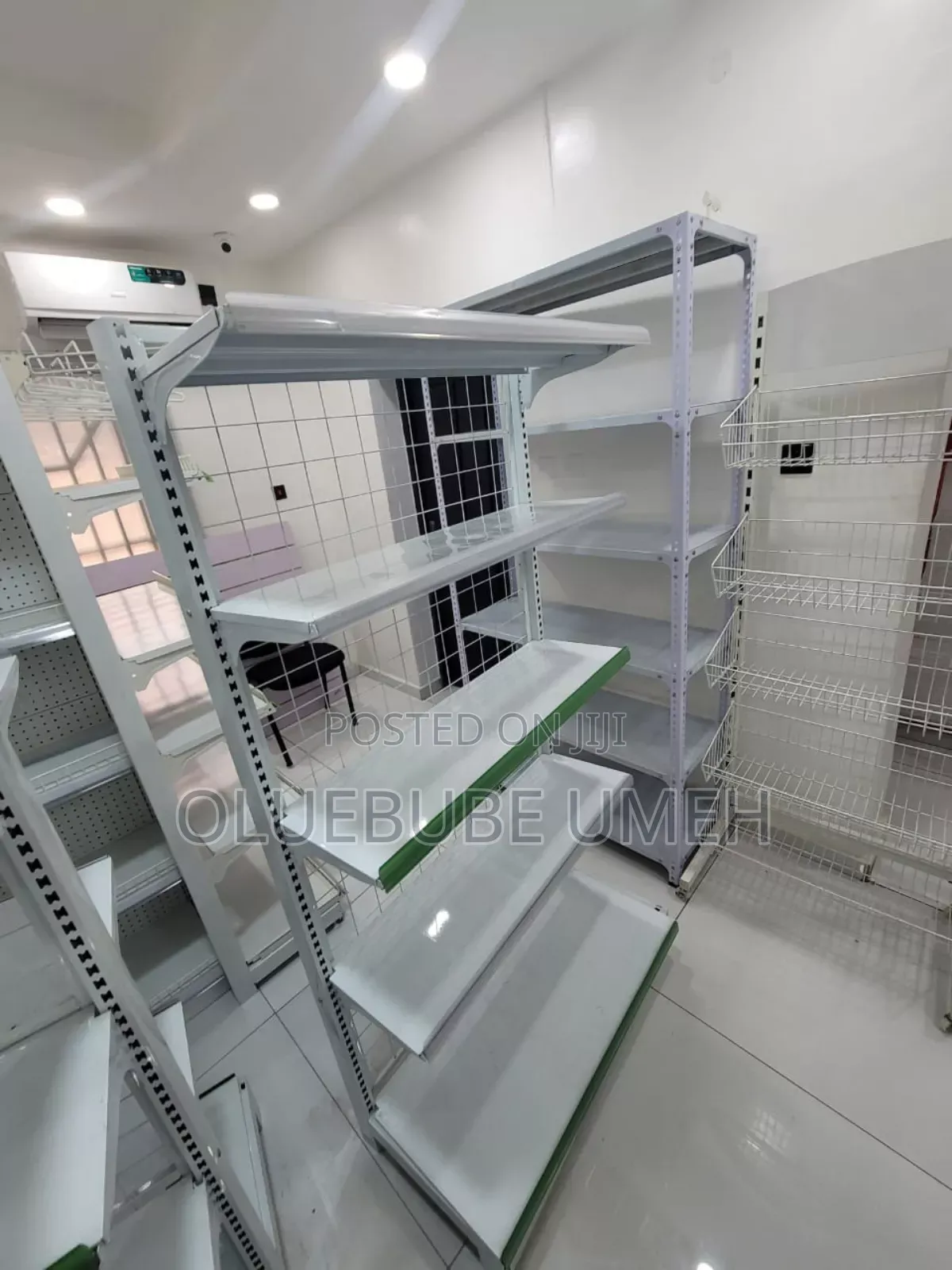 Wire Mesh Gondola Supermarket Shelf