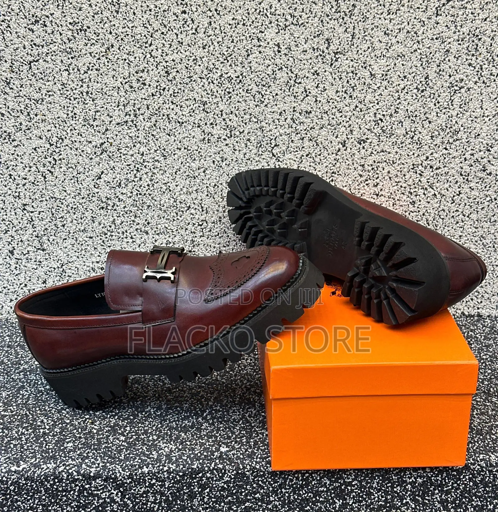 Original Hermes Derby Shoes