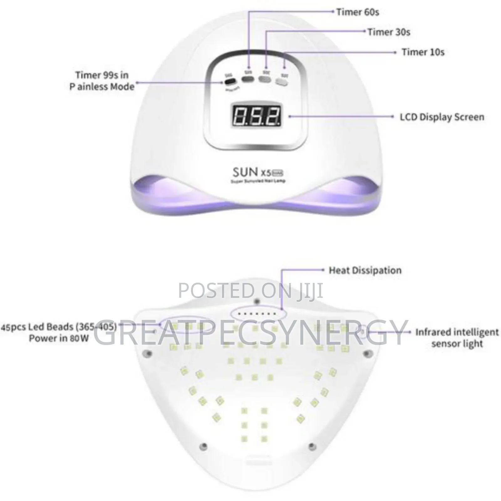 Professional Gel Polish Led Nail Dryer