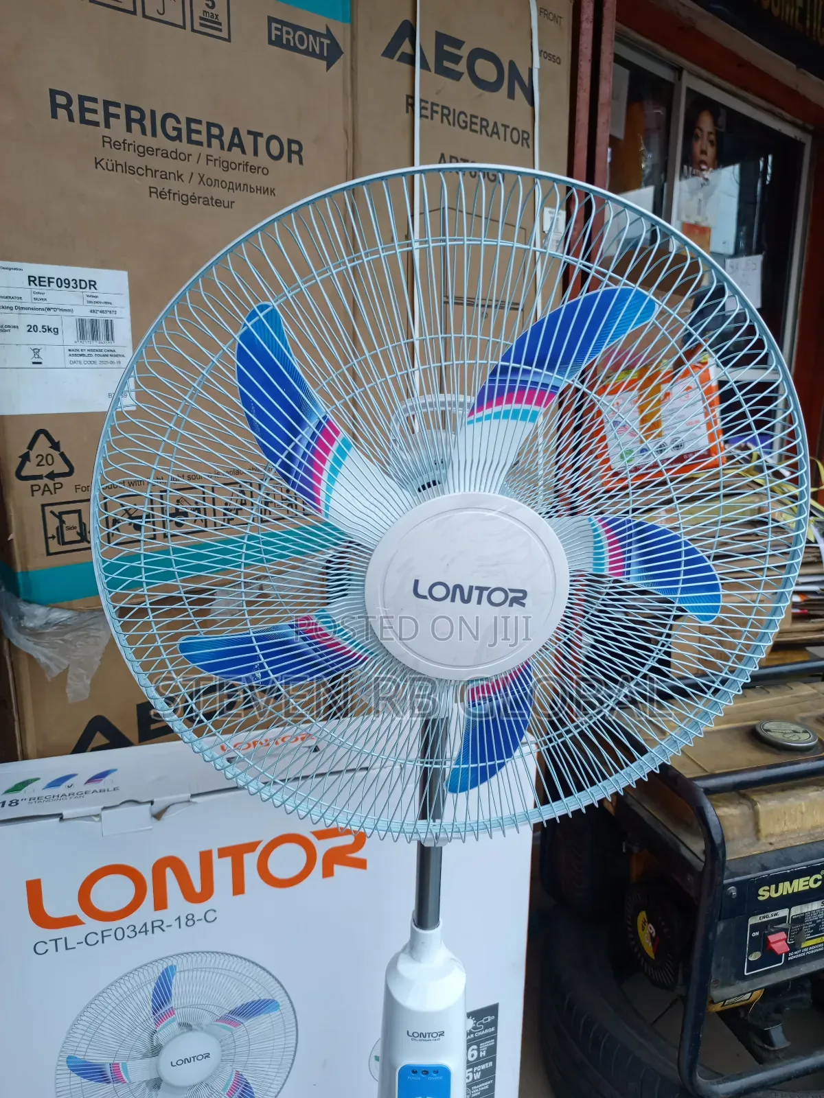 Lontor 18” Rechargeable Standing Fan | CTL-Cf034r-18-C