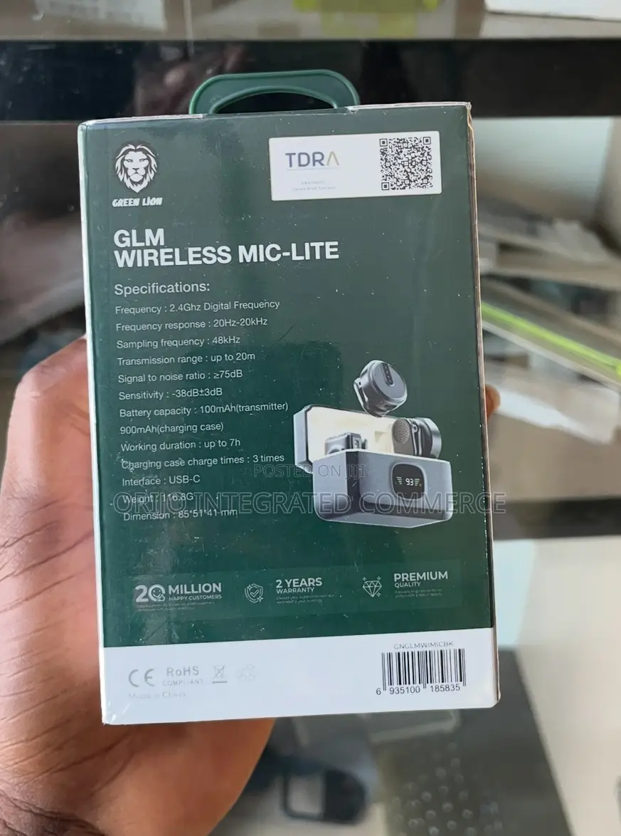 Green Lion GLM-Wireless Mic Lite Environmental Noise Cancellation