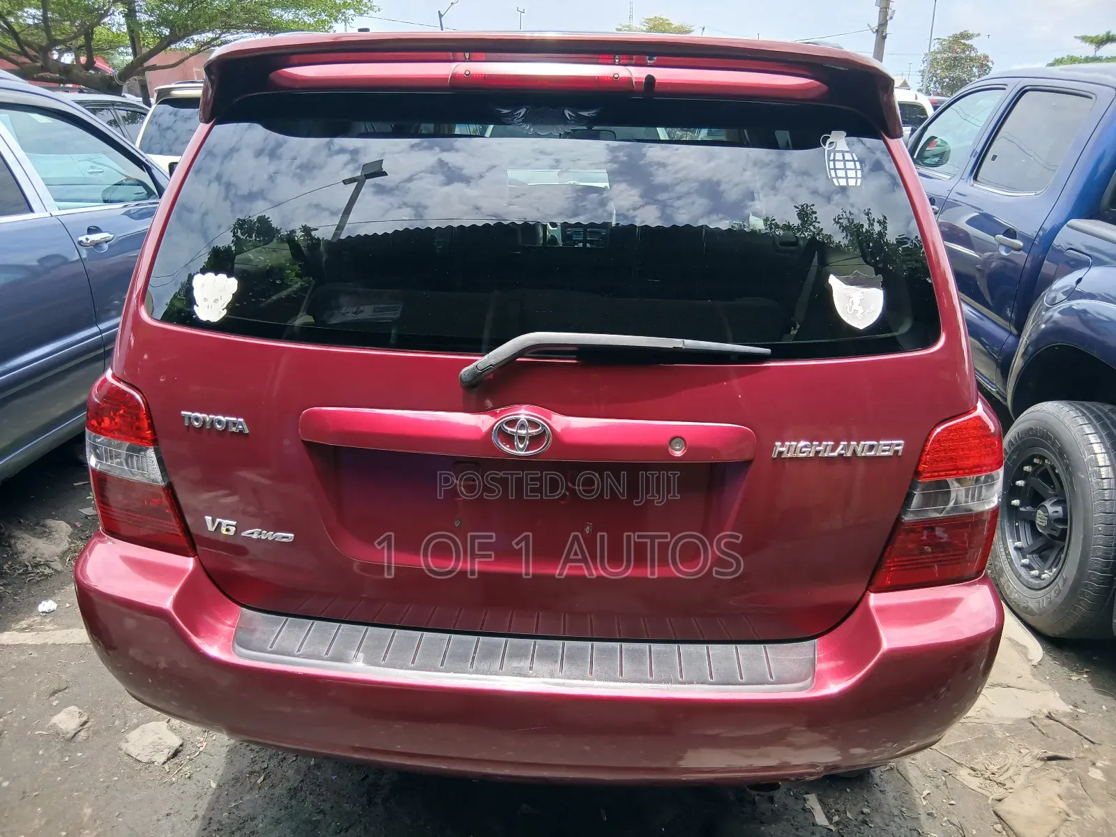 Toyota Highlander Limited V6 2005 Red